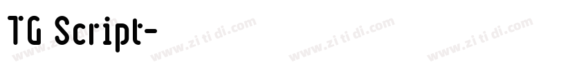 TG Script字体转换